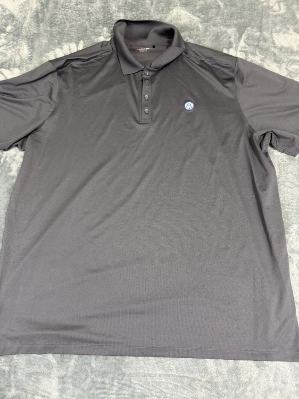 Ogio Mens Volkswagen Logo Black Short Sleeve Polo Shirt 3XL